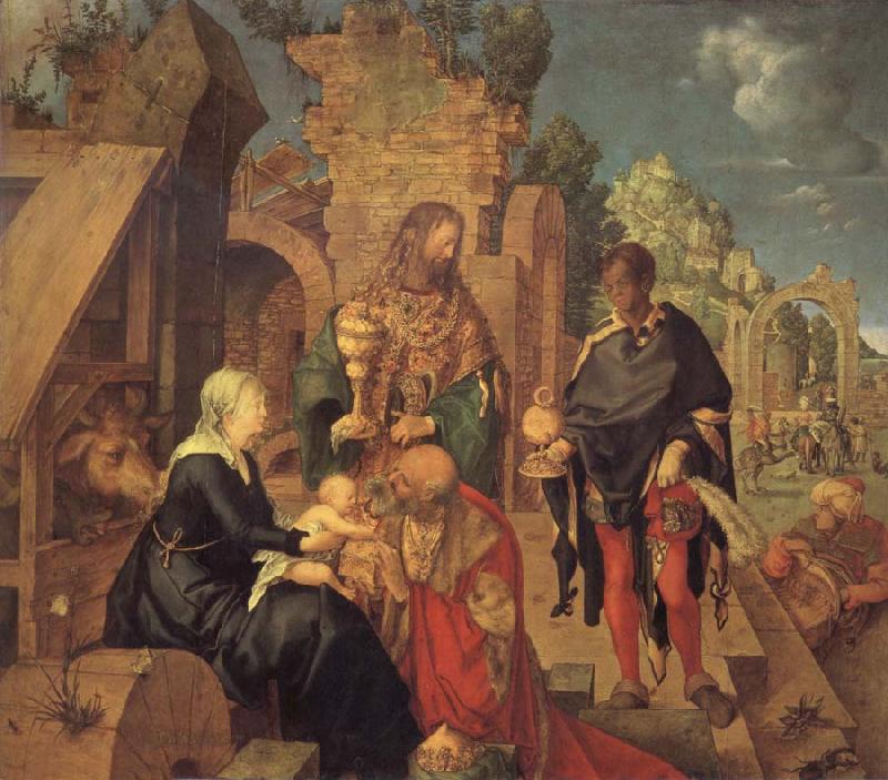 Albrecht Durer The Adoration of the Magi oil painting image